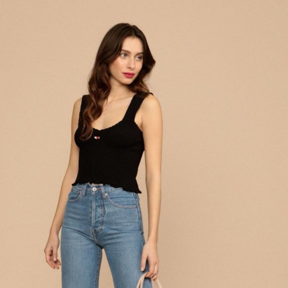 Perfect condition - Rouje Gianni Top in Black — new without tags - Picture 1 of 7